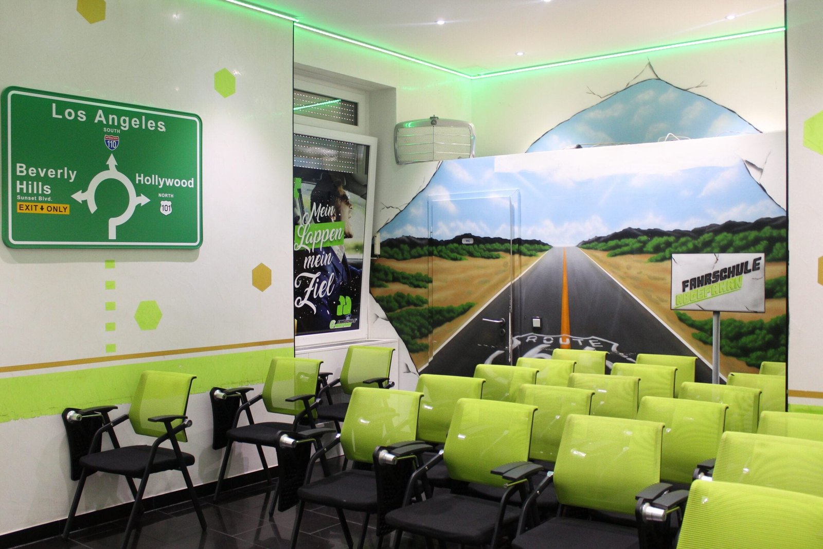 Theorieraum der Fahrschule düsseldorf