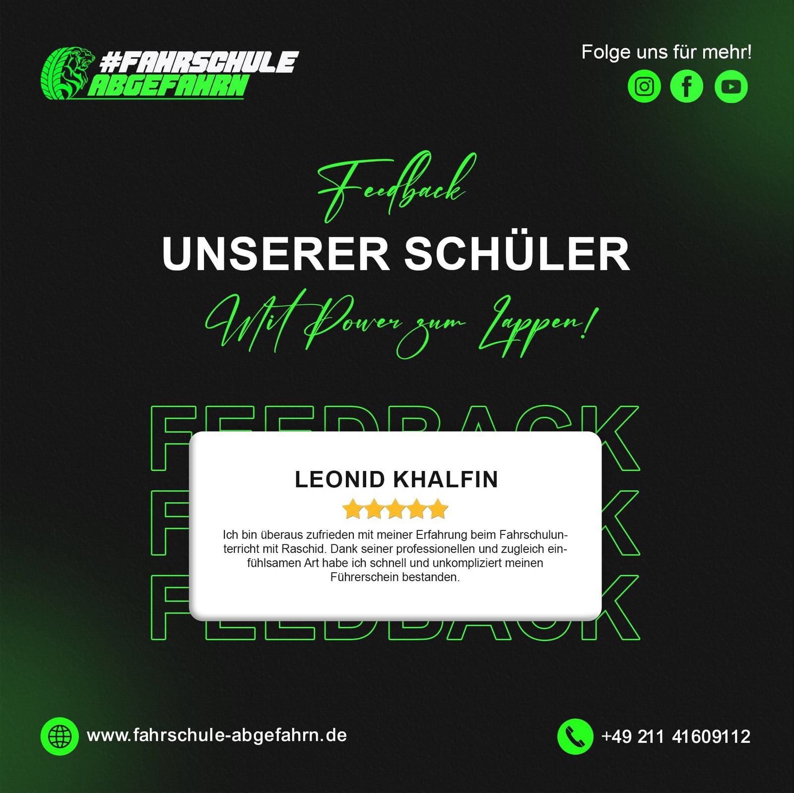 Google Rezension von Leonid