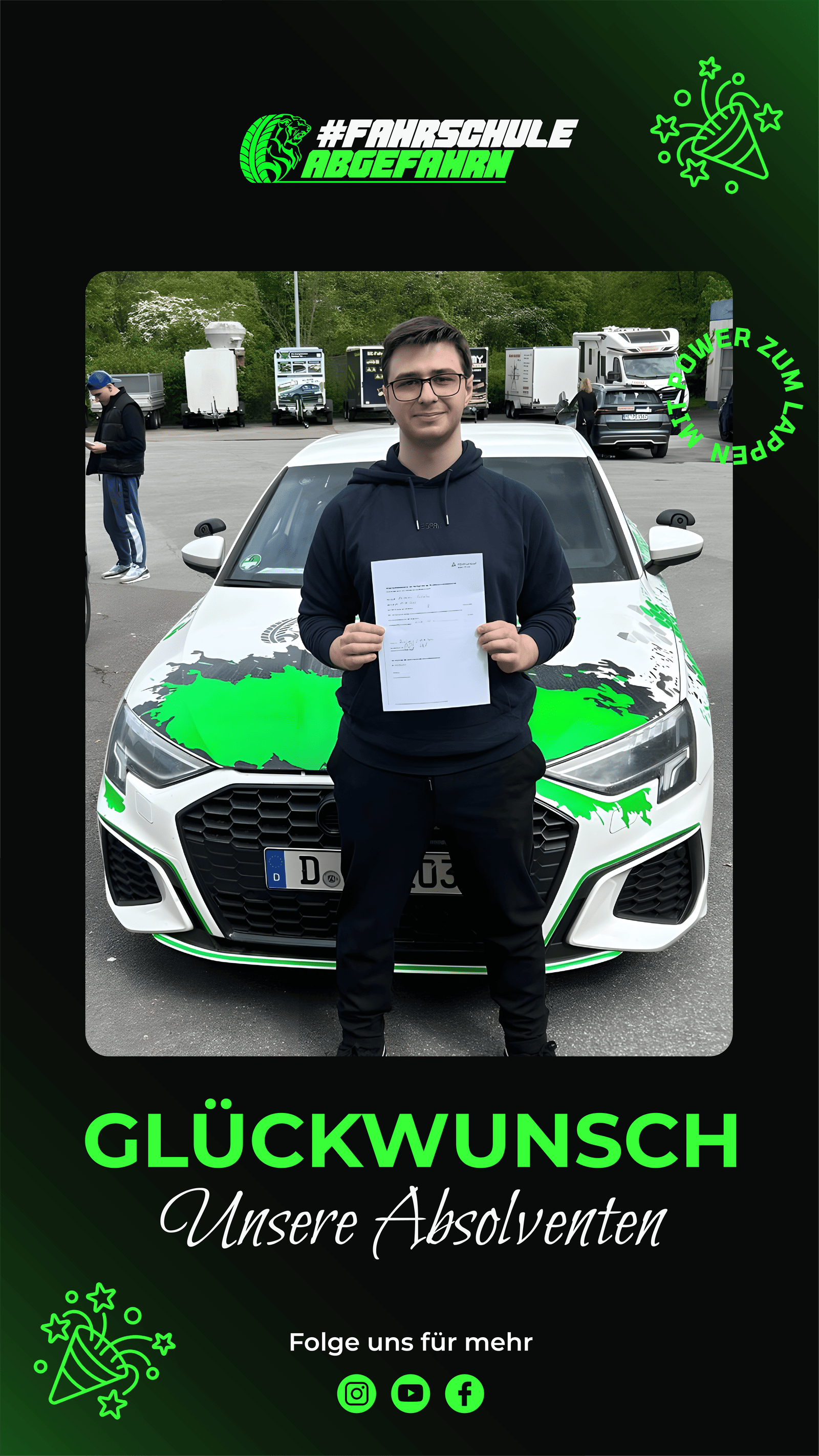 Führerscheinklasse b-bestanden